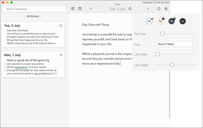 journal app for mac and android